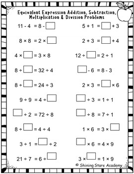 Equivalent Expression & Distributive property for Grade 5 to 7 ...