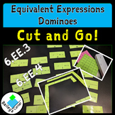 Equivalent Expressions Cut and Paste Dominoes