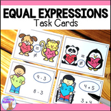 Equivalent Expressions Task Cards - Print & Digital