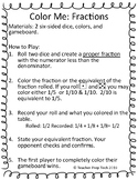 Equivalent Fraction Game