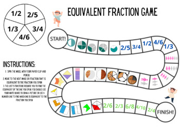 Preview of Equivalent Fraction Game
