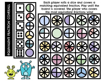 Preview of Equivalent Fraction Games