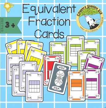 Preview of Explore Fractions with Fraction Playing Cards for Games at Home or School