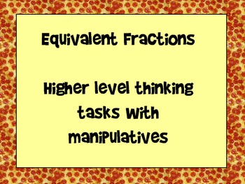 equivalent fraction problem solving