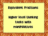 Equivalent Fraction Problem Solving with Manipulatives