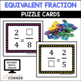 Equivalent Fraction Puzzles | PRINT AND DIGITAL
