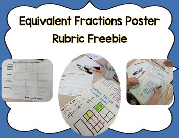 Preview of Equivalent Fraction Rubrics