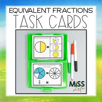 Preview of Equivalent Fraction Task Cards
