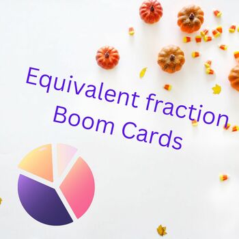 Preview of Equivalent Fraction Task cards (scoot game)