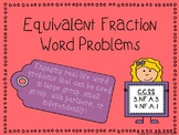 Equivalent Fraction Word Problems
