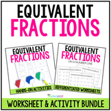 Equivalent Fraction Worksheets and Activities | Pattern Bl