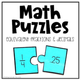 Equivalent Fraction to Decimal Puzzles