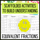 Equivalent Fractions Centers and Activities - Print & Digi