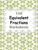 Equivalent Fractions Worksheets