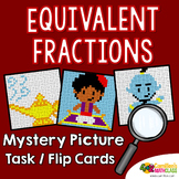 Comparing Equivalent Fractions Project, Coloring Fractions