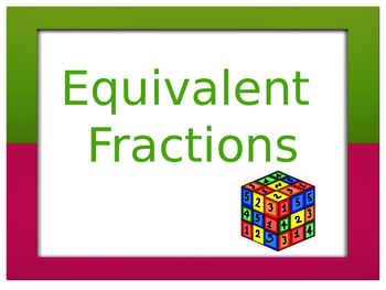 Preview of Equivalent Fractions