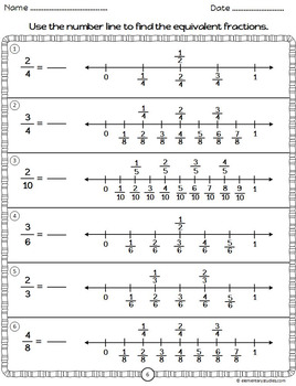 Equivalent Fractions Worksheets and Activities | Distance Learning