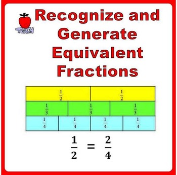 equivalent fractions worksheet third grade teaching resources tpt