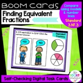 Equivalent Fractions  3rd Grade BOOM™ Cards | 3.NF.3