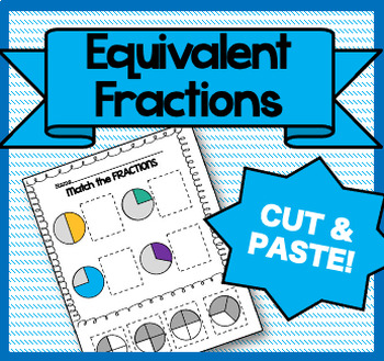 Preview of Equivalent Fractions {3rd Grade CCSS}