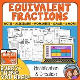 Equivalent Fractions Anchor Chart Worksheets Game Hands On