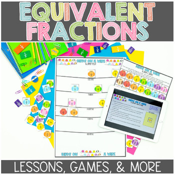 Preview of Equivalent Fractions | Activities | Lessons Guided Math Workshop