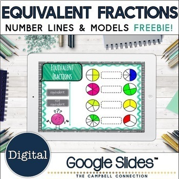 Preview of Equivalent Fractions Activity Google Slides