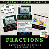 Equivalent Fractions Boom Card Bundle- Distance learning