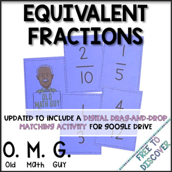 Preview of Equivalent Fractions Card Game