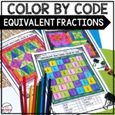 Equivalent Fractions Color By Code