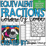 Equivalent Fractions Color by Code