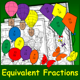 Equivalent Fractions | Color by Number
