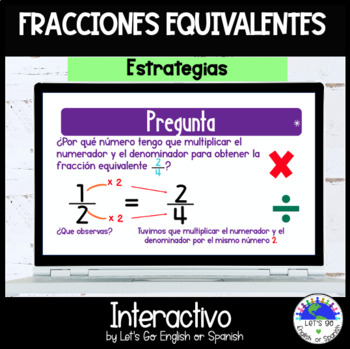 Simplificar fracciones - Fracciones equivalentes - Simplifying fractions  Spanish