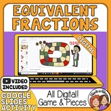 Equivalent Fractions DIGITAL Board Game - Great for Google