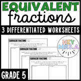Equivalent Fractions | Differentiated | 5th Grade | CGI