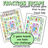 Fractions escape Equivalent Fractions Game multiplayer sin