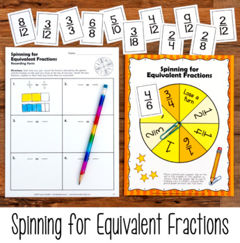 Equivalent Fractions Games For Math Centers Or Partner Practice | Tpt