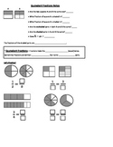 Equivalent Fractions Guided Notes