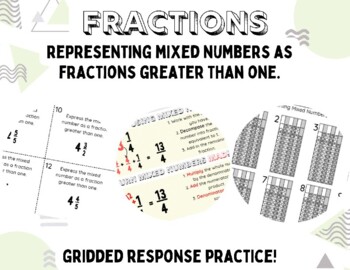 MA.3.FR.1.3 - Read and write fractions, including fractions