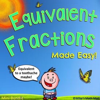 Preview of Equivalent Fractions Made Easy (Mini Bundle)