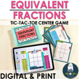 Equivalent Fractions Math Centers | Math Games | Digital a