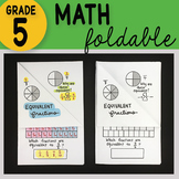 Math Doodle - Equivalent Fractions Math Interactive ~ Fold