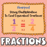 Equivalent Fractions Nearpod for Upper Grade Math Centers