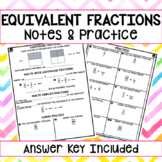 Equivalent Fractions Notes & Guided Practice