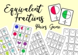 Equivalent Fractions Pairs Game