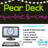 Equivalent Fractions Pear Deck