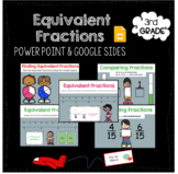 Equivalent Fractions Presentation and Worksheets- Distance