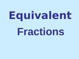 Equivalent Fractions PowerPoint Lesson