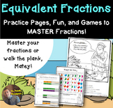 Equivalent Fractions Practice: Review Sheets, Games, and Riddles