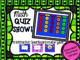 Math QUIZ SHOW! An Equivalent Fractions SMARTboard Review Game